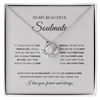 To My Beautiful Soulmate Necklace, Gift for Birthday, Valentine Gift, Birthday Gift, Meaningfull Gift for Girlfriend