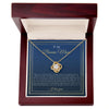 Bonus Mom Necklace, Step Mom Gift for Christmas, Birthday & Mother's Day, Message Card from Daughter or Son to Stepmom