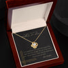 To My Amazing Mother In Law Love Knot Necklace Gift Necklace for Women