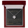 To My Amazing Mother In Law Love Knot Necklace Gift Necklace for Women