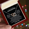 To My Beautiful daughter Necklace, daughter Gift from Dad Birthday Graduation Gift, Christmas Gift for Her, Happy Graduation 2023