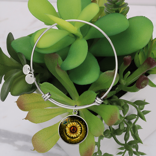 Sunflowers Turtle You Are My Sunshine Bracelet HG