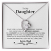 Gift For Daughter from Dad, Daughter Father Necklace, Daughter Gift from Dad, To My Daughter, Daughters Birthday, Unique, Grown Up Daughter