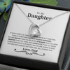 Gift For Daughter from Dad, Daughter Father Necklace, Daughter Gift from Dad, To My Daughter, Daughters Birthday, Unique, Grown Up Daughter