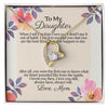 Daughters Birthday Gift with Message Card, Valentines Gifts for Daughter Necklace for Women, Adults Size