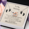 To my Mommy From the tummy necklace