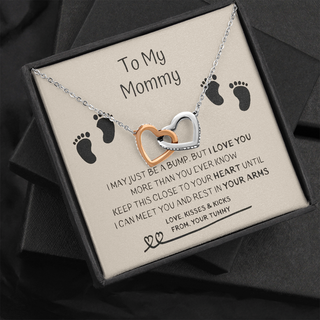 To my Mommy From the tummy necklace