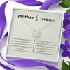 Mother of the Groom Gift from Bride, Thank you for Raising the Man of My Dreams, Mother In Law Necklace Gift, Poem Card, Meaningful Gift