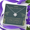 To My Amazing Mother-In-Law To Be Necklace, Gift to Mother-in-Law for Christmas, Birthday, Mother's Day, Message Card to Mom-in-Law