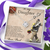 Birthday Gift For Daughter From Firefighter Dad Firefighter Daughter Gift Gift For Daughter Firefighter Family Bride Gift From Dad Necklaces