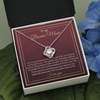Bonus Mom Necklace from Daughter or Son, Step Mom Gift for Mother's Day Birthday or Christmas , Message Card to Stepmom & Second Mum