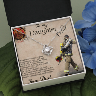 Birthday Gift For Daughter From Firefighter Dad Firefighter Daughter Gift Gift For Daughter Firefighter Family Bride Gift From Dad Necklaces