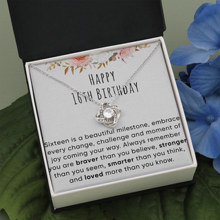 6 Year Old Girl Sweet Sixteen birthday Birth Flower necklace