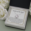 Mother of the Bride Gift from Groom Love Knot Necklace