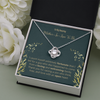 To My Amazing Mother-In-Law To Be Necklace, Gift to Mother-in-Law for Christmas, Birthday, Mother's Day, Message Card to Mom-in-Law