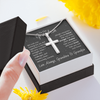 To our Grandson Cross Necklace