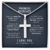 To My Man, To My Husband Gift, Gift for Husband, Gift for Boyfriend Cross Necklace