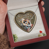 Two hearts embellished