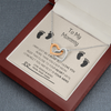 To my Mommy From the tummy necklace
