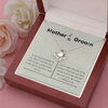 Mother of the Groom Gift from Bride, Thank you for Raising the Man of My Dreams, Mother In Law Necklace Gift, Poem Card, Meaningful Gift