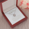 To my Boyfriend's Mom Lovely Knot Necklace