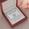 Mother of the Bride Gift from Groom Love Knot Necklace