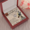 Birthday Gift For Daughter From Firefighter Dad Firefighter Daughter Gift Gift For Daughter Firefighter Family Bride Gift From Dad Necklaces