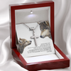 Gift for Son, Son Cross Necklace, Necklace for Boy, Gift Set for Son, To My Son Necklace