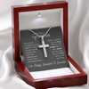 To our Grandson Cross Necklace