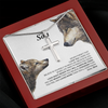 Gift for Son, Son Cross Necklace, Necklace for Boy, Gift Set for Son, To My Son Necklace