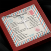 To My Husband Necklace, Gift for Husband Men Adult Necklace from Wife, Cross Necklace Message Card I Choose You