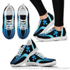 Autism Hologram Running Black or White Sole Sneaker HH Autism Gift