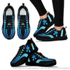 Autism Hologram Running Black or White Sole Sneaker HH Autism Gift
