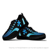 Autism Hologram Running Black or White Sole Sneaker HH Autism Gift
