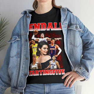 Vintage Hiphop Gift for Fans Shirt Starting Five Shirt basketball Lover Tshirt HG