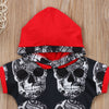Baby Cool One-pieces Skull Hooded Romper - designfullprint