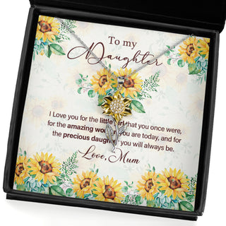 Sunflower Pendant Necklace