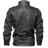 Men Vintage Motorcycle Leather Jacket