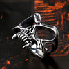 Vampire Skull Stainless Steel Ring