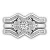 Crystal Classic Silver Skull CZ Ring