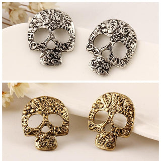 Vintage Retro Skull Stud Earrings For Women - designfullprint