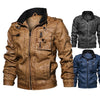 Men Vintage Motorcycle Leather Jacket