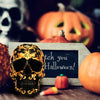 Halloween Golden Resin Skull  Ornaments