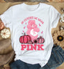 In October We Wear Pink Ribbon Breast Cancer Bear Personalized Pullover, Zipup Hoodie, Long Sleeve Shirt and Tshirt Unisex Size