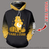 Multicolor Care And Cure Bear Cancer Personalized Unisex Hoodie Care Bears Cancer Awareness Hoodie