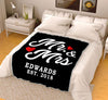 Personalized Mrs And Mrs Blanket HG