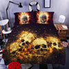 Skull Art 3D Bedding Set 04 (Duvet Cover and Pillowcases) - designfullprint