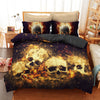 Skull Art 3D Bedding Set 04 (Duvet Cover and Pillowcases) - designfullprint