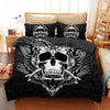 Skull And Crossbones 3D Bedding Set (Duvet Cover and Pillowcases) - designfullprint