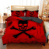 Skull And Crossbones 3D Bedding Set (Duvet Cover and Pillowcases) - designfullprint